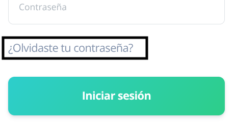Forgot password link