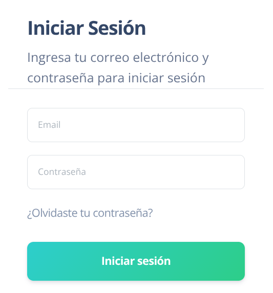 Página de inicio de sesión de Cognicar